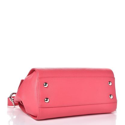 Jimmy Choo Grainy Calf Small Rosalie Satchel Geranium 4 of 8