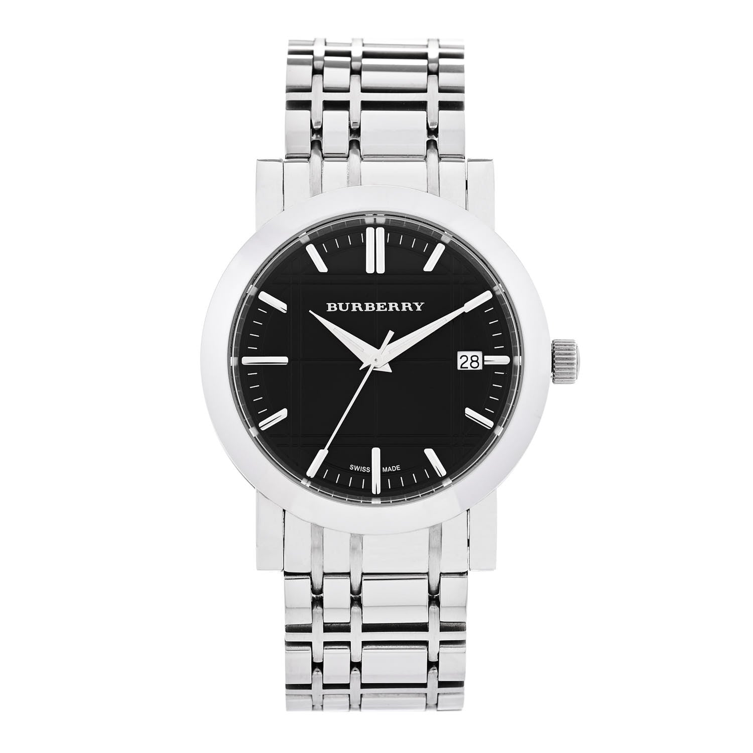 Burberry Stainless Steel 38mm Heritage Quartz Watch Black BU1364 1 of 5