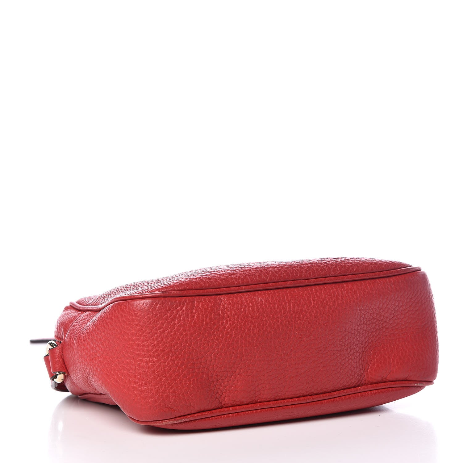 Gucci Pebbled Calfskin Small Soho Disco Bag Tabasco Red 4 of 16