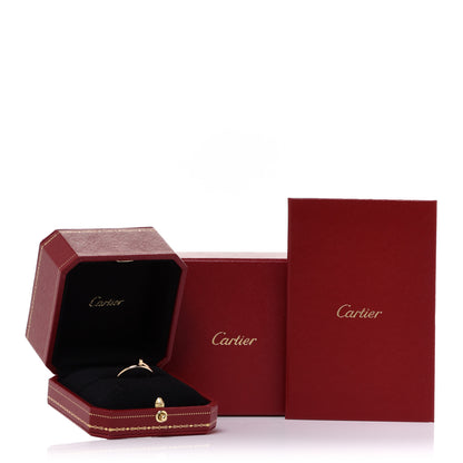 Cartier 18K Yellow Gold Small Juste Un Clou Ring 56 7.5 5 of 5