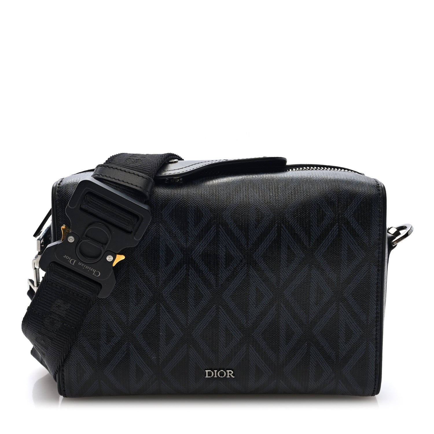 Christian Dior Canvas CD Diamond Lingot 22 Bag Black 1 of 9