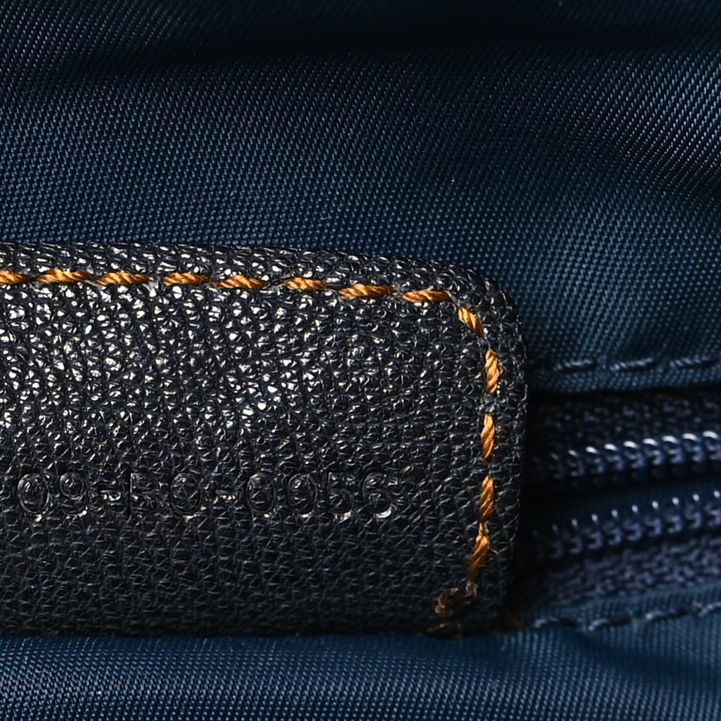 Monogram Buckle Hobo Navy Blue