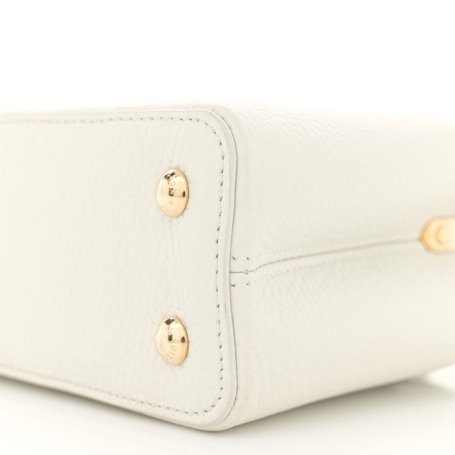 Louis Vuitton Taurillon Mini Capucines White 9 of 10