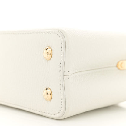 Louis Vuitton Taurillon Mini Capucines White 9 of 10