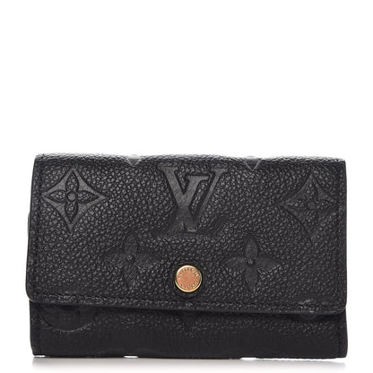 Louis Vuitton Empreinte Multicles 6 Key Holder Black 1 of 8