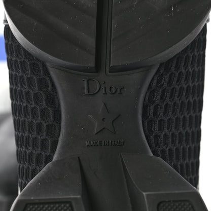 Christian Dior Mesh Calfskin Womens D-Connect Sneakers 38 Black 6 of 10