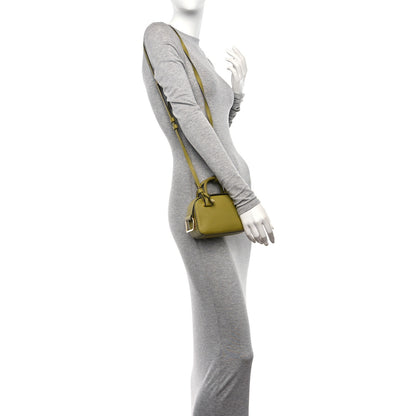 Delvaux Taurillon Soft Nano Cool Box Satchel Kiwi 2 of 9