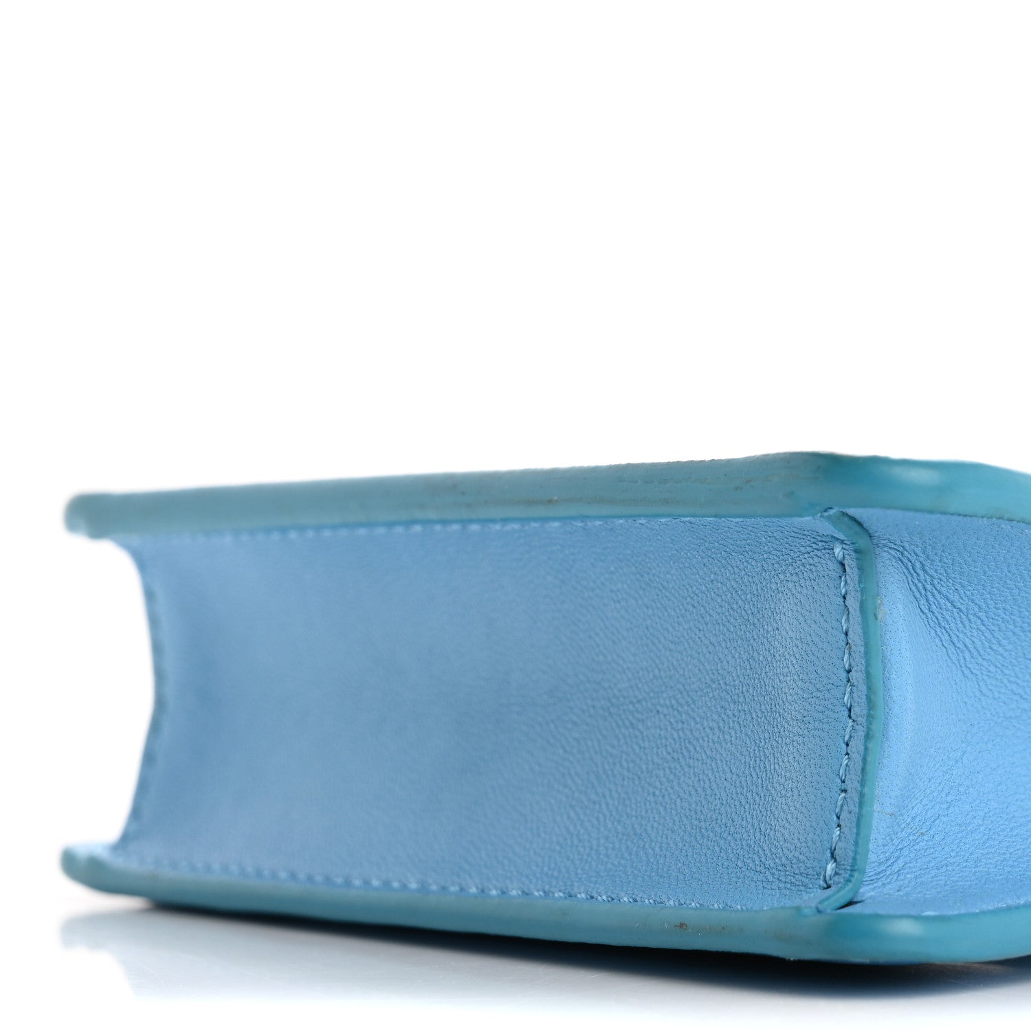 Fendi Nappa Sigma Pico Peekaboo Charm Cyber Blue 9 of 13
