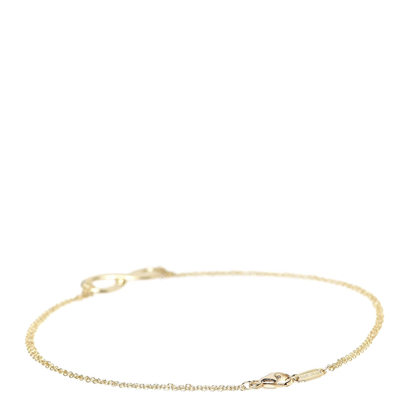 18K Yellow Gold Infinity Bracelet