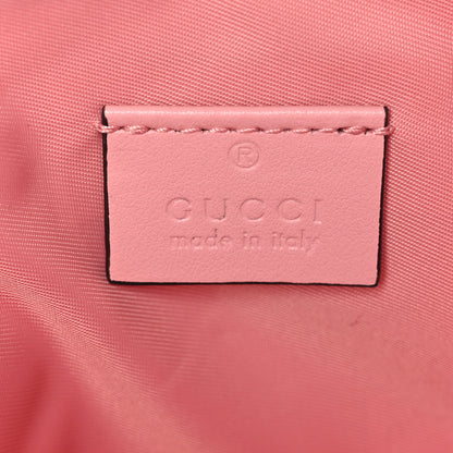 Gucci Calfskin Matelasse Large GG Marmont Pouch Cosmetic Case Wild Rose 6 of 9