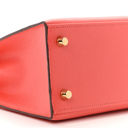 Hermes Epsom Kelly Sellier 25 Rose Jaipur 9 of 16