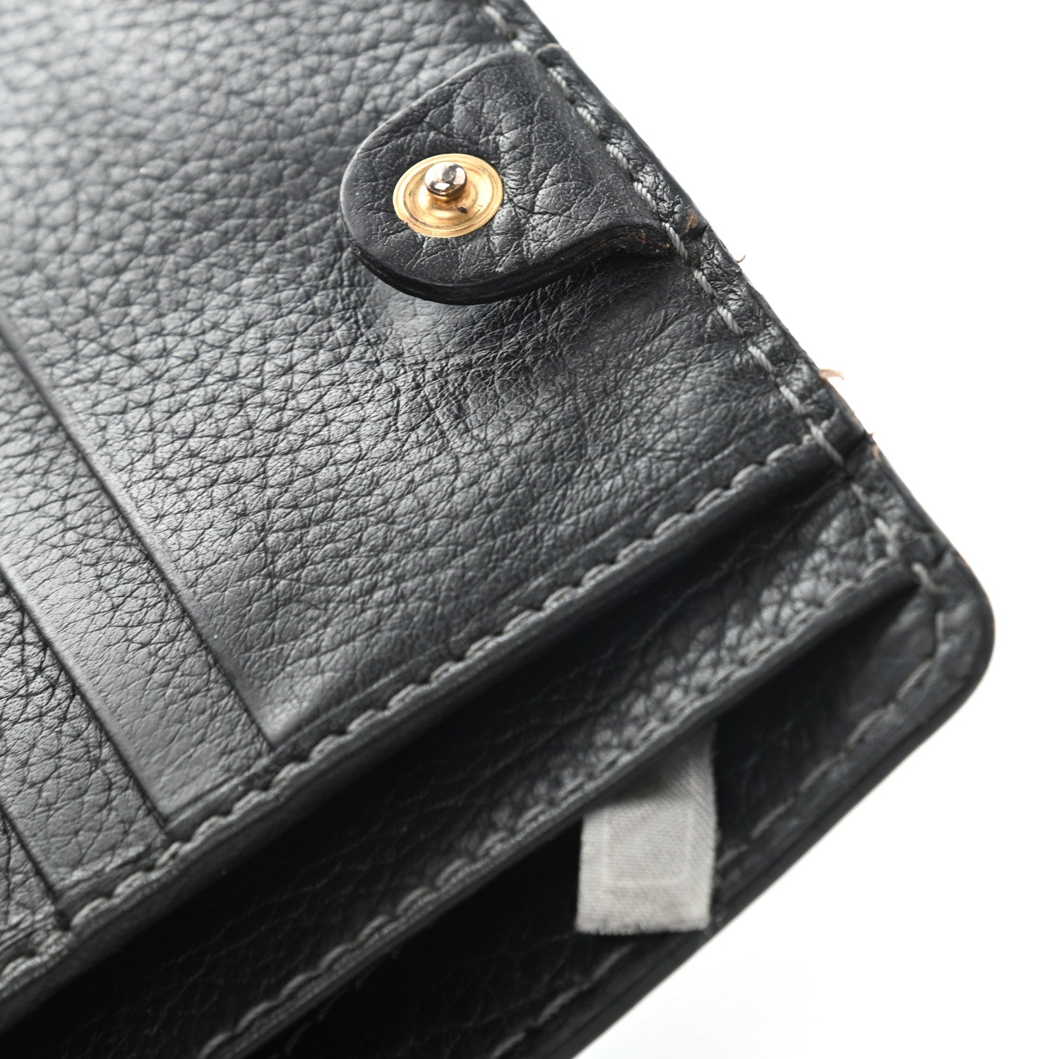 Chloe Grained Calfskin Marcie Square Wallet Black 13 of 19