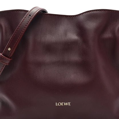Loewe Calfskin Mini Flamenco Knot Clutch Dark Burgundy 7 of 9