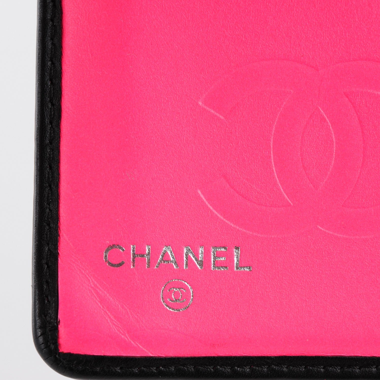 Chanel Calfskin Quilted Cambon Yen Wallet Black 6 of 8