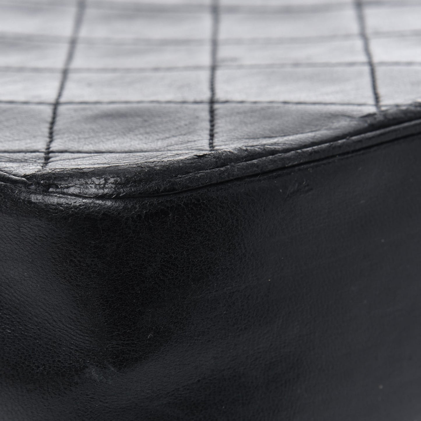 Lambskin Quilted Medium Single Flap Black