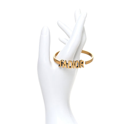 Christian Dior Metal J'Adior Bracelet Cuff Gold 2 of 4