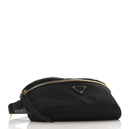 Prada Tessuto Nylon Saffiano Belt Bag Black 4 of 9