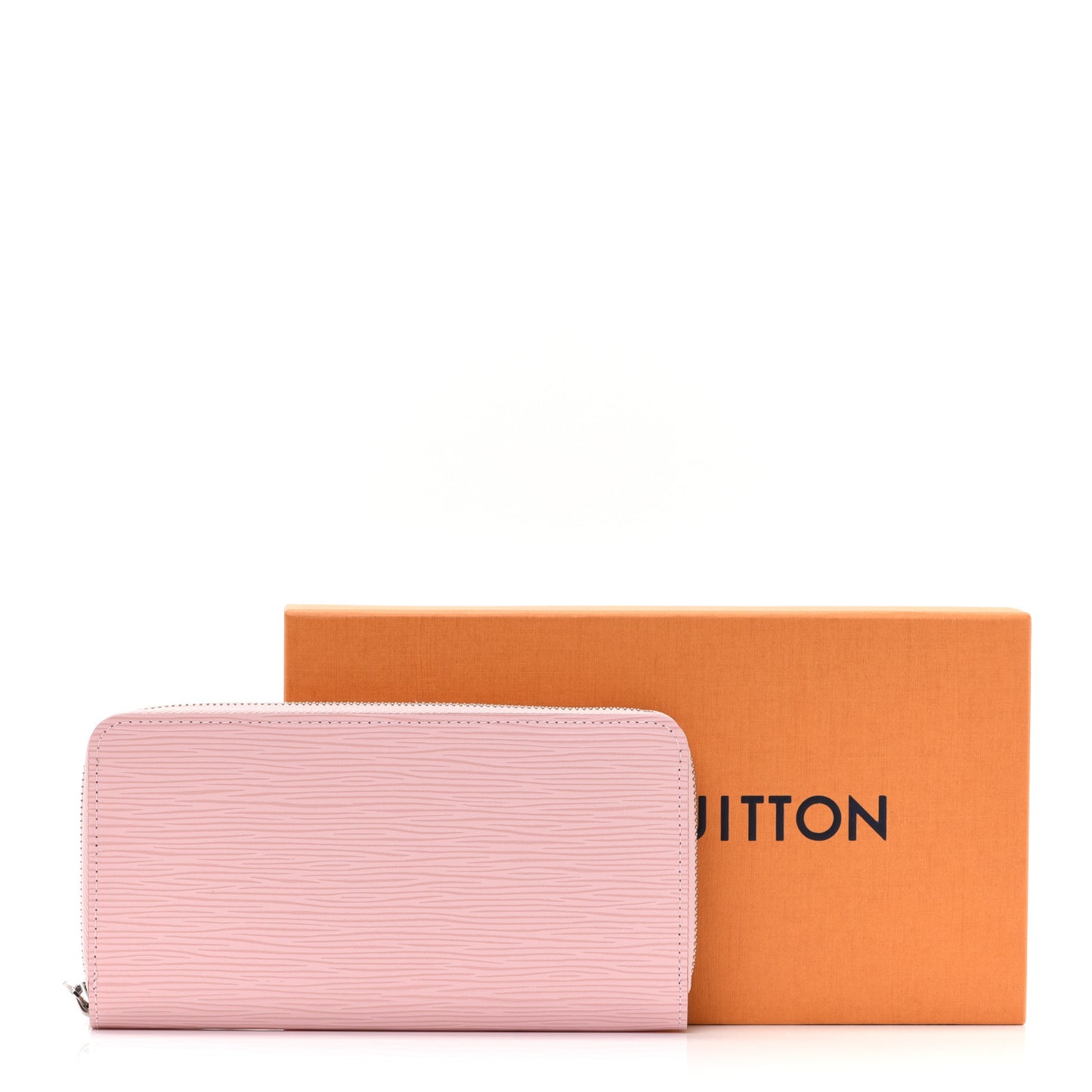 Epi Zippy Wallet Rose Ballerine