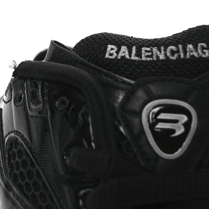 Balenciaga Mesh Rubber Monocolor Womens Runner Sneakers 40 Black 10 of 10