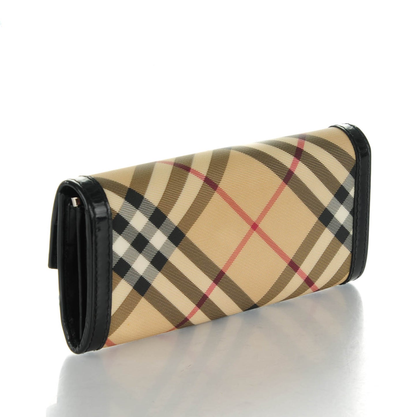 Nova Check Continental Wallet Black