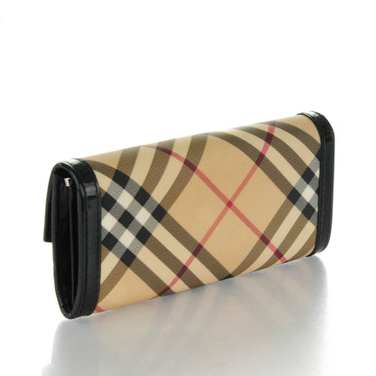 Burberry Nova Check Continental Wallet Black 3 of 8