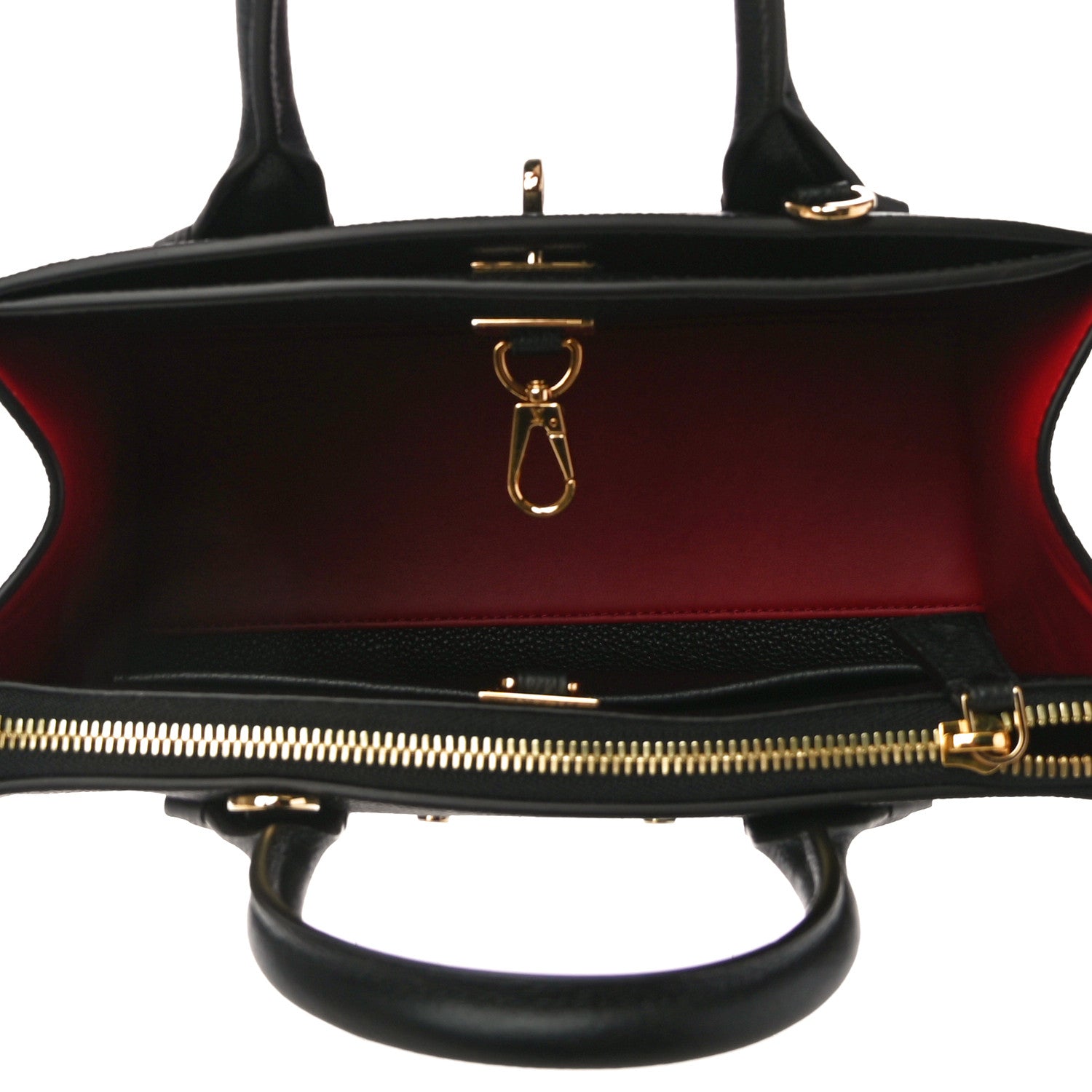 Louis Vuitton Taurillon City Steamer PM Black Rouge 5 of 9