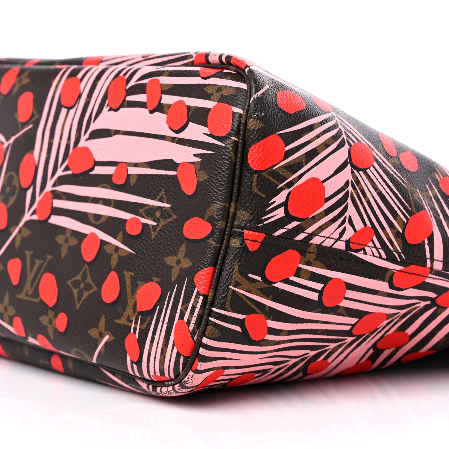Louis Vuitton Monogram Jungle Dots Neo Neverfull MM Sugar Pink Poppy 9 of 17
