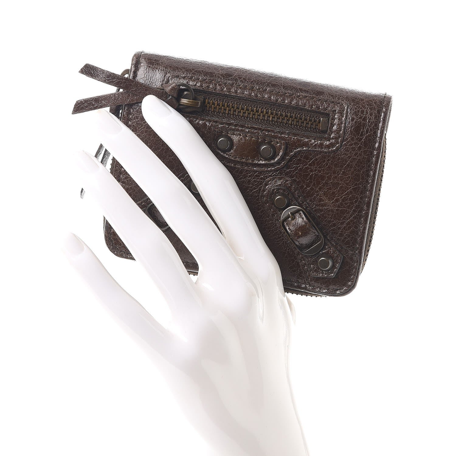 Balenciaga Agneau Compact Wallet 2 of 9