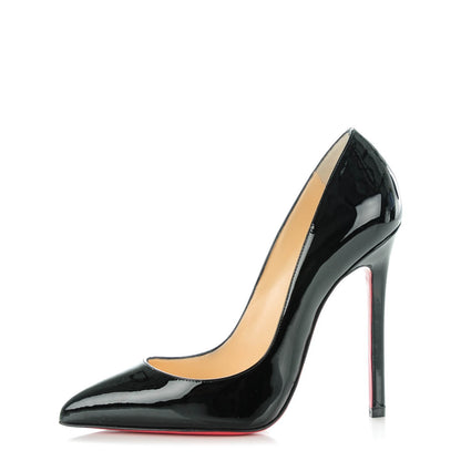 Christian Louboutin Patent Pigalle 120 Pumps 37 Black 1 of 7
