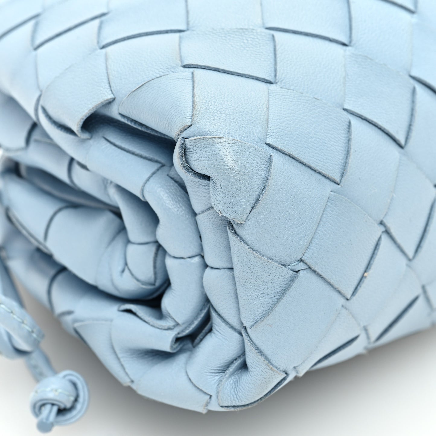 Nappa Intrecciato The Mini Pouch Ice