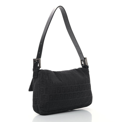 Fendi Zucchino Baguette Black 3 of 14
