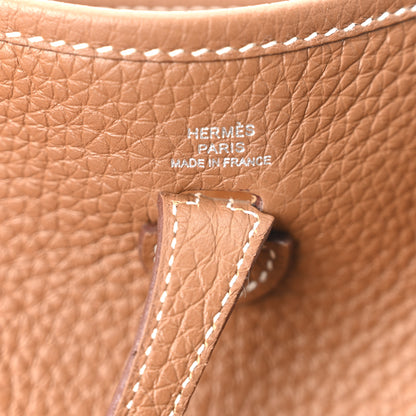 Hermes Taurillon Clemence Evelyne TPM Gold 6 of 11
