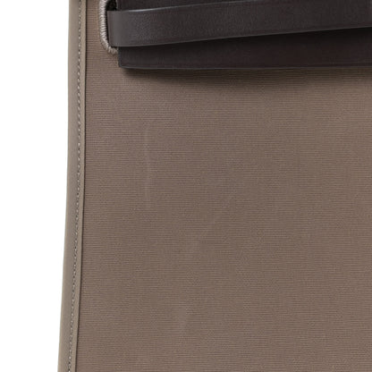 Hermes Vache Hunter Toile Herbag Zip 31 PM Etoupe Ebene 10 of 10