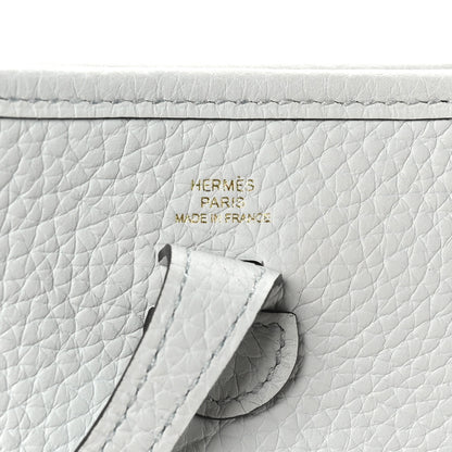 Hermes Taurillon Clemence Amazone Evelyne TPM Gris Perle Etain 7 of 11