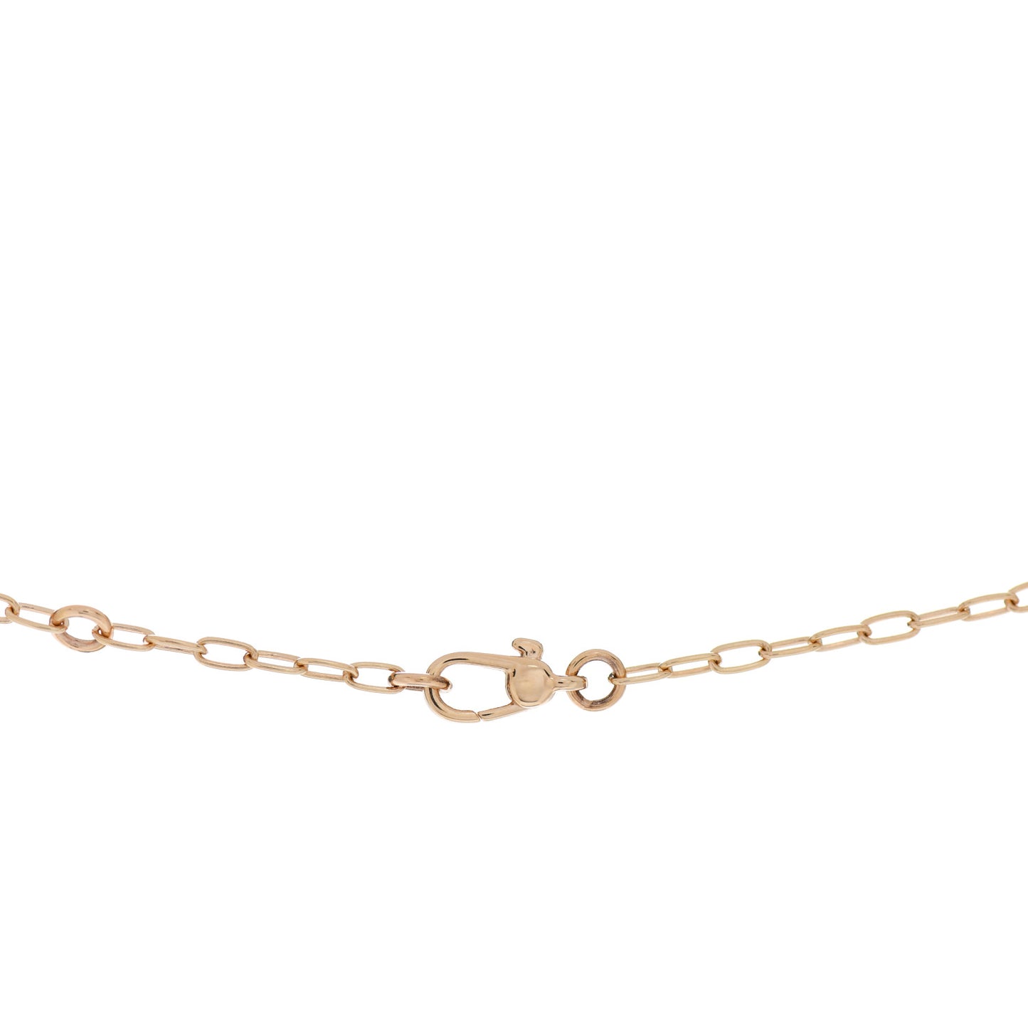 18K Rose Gold Diamond Iconica Pendant Chain Necklace