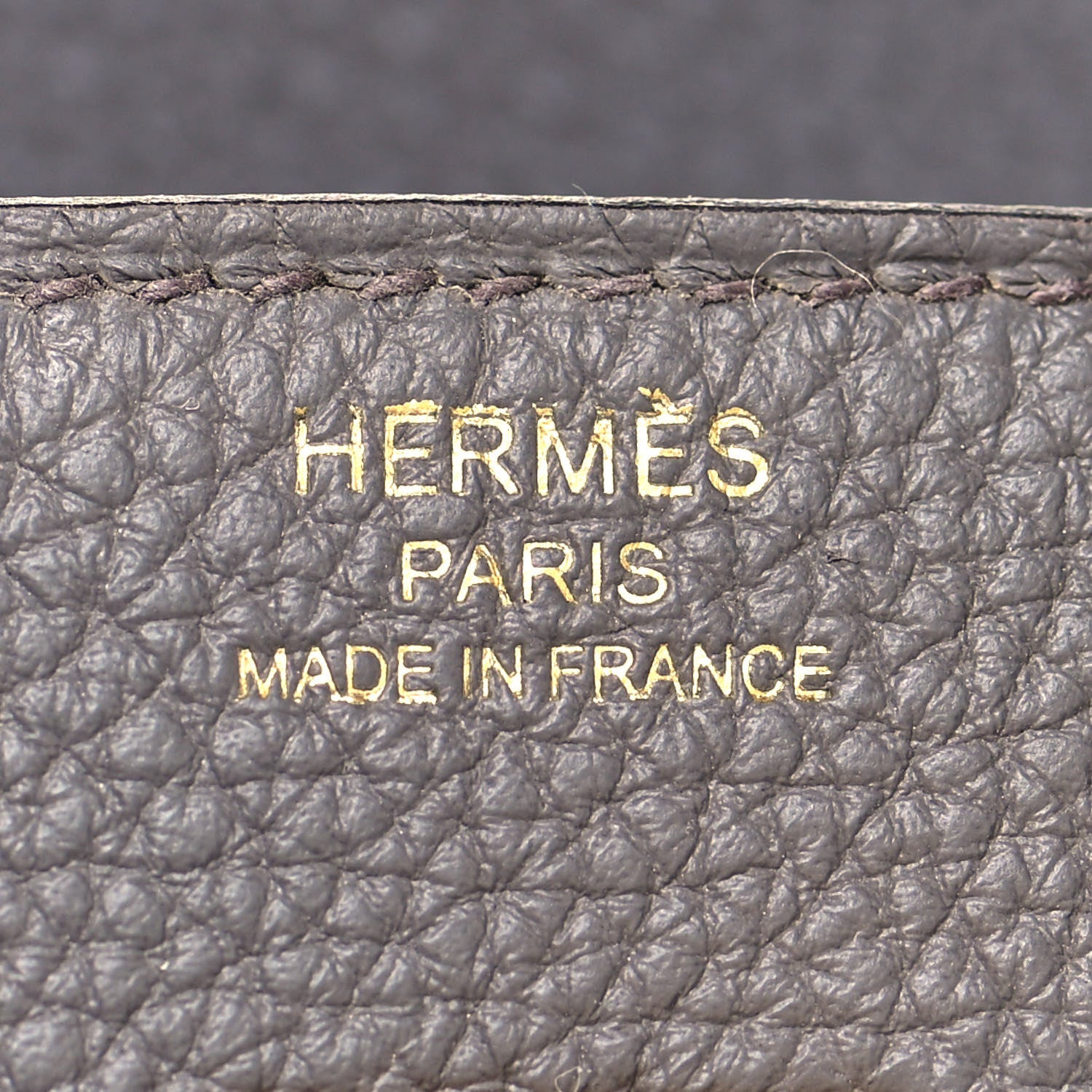 Hermes Togo Birkin 25 Etain 23 of 34