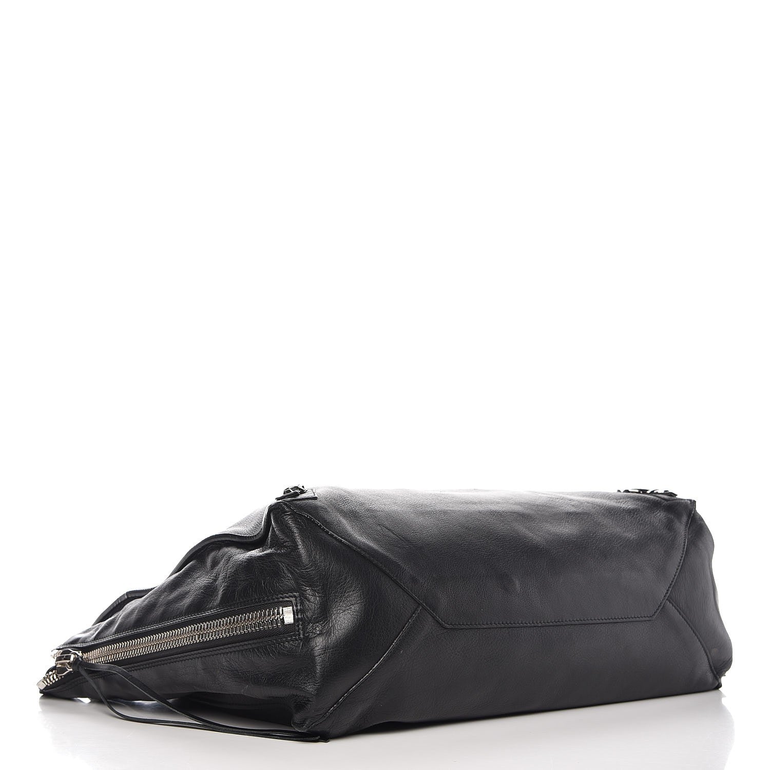 Balenciaga Supple Calfskin Papier A4 Zip Around Tote Black 4 of 12