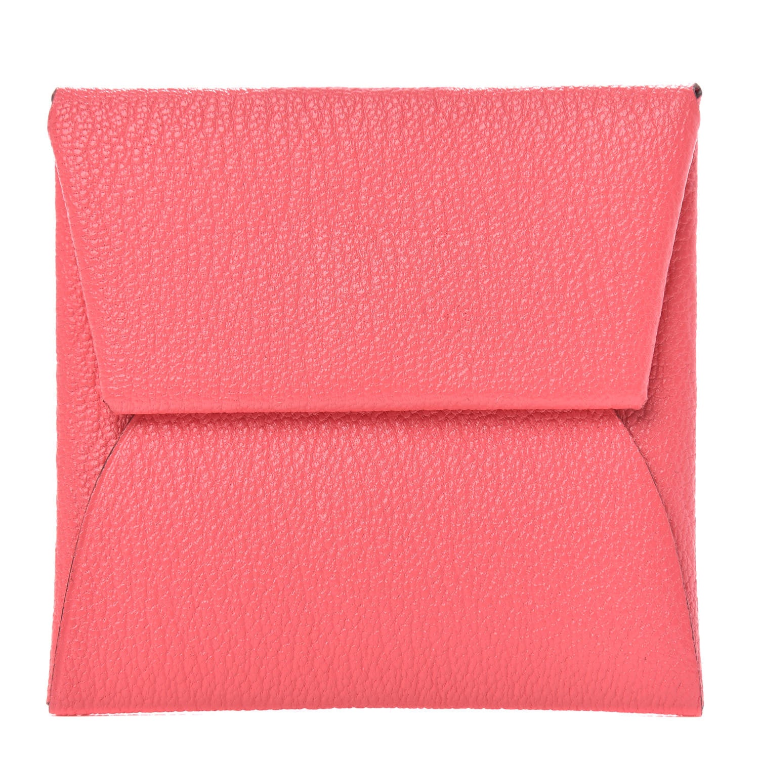 Hermes Chevre Mysore Bastia Coin Purse Rose Azalee 1 of 7