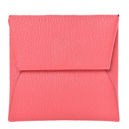 Hermes Chevre Mysore Bastia Coin Purse Rose Azalee 1 of 7