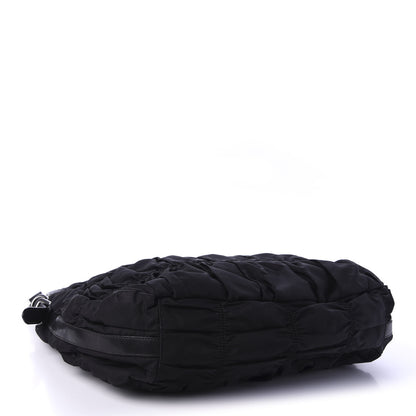 Prada Tessuto Nylon Gaufre Hobo Black 4 of 11