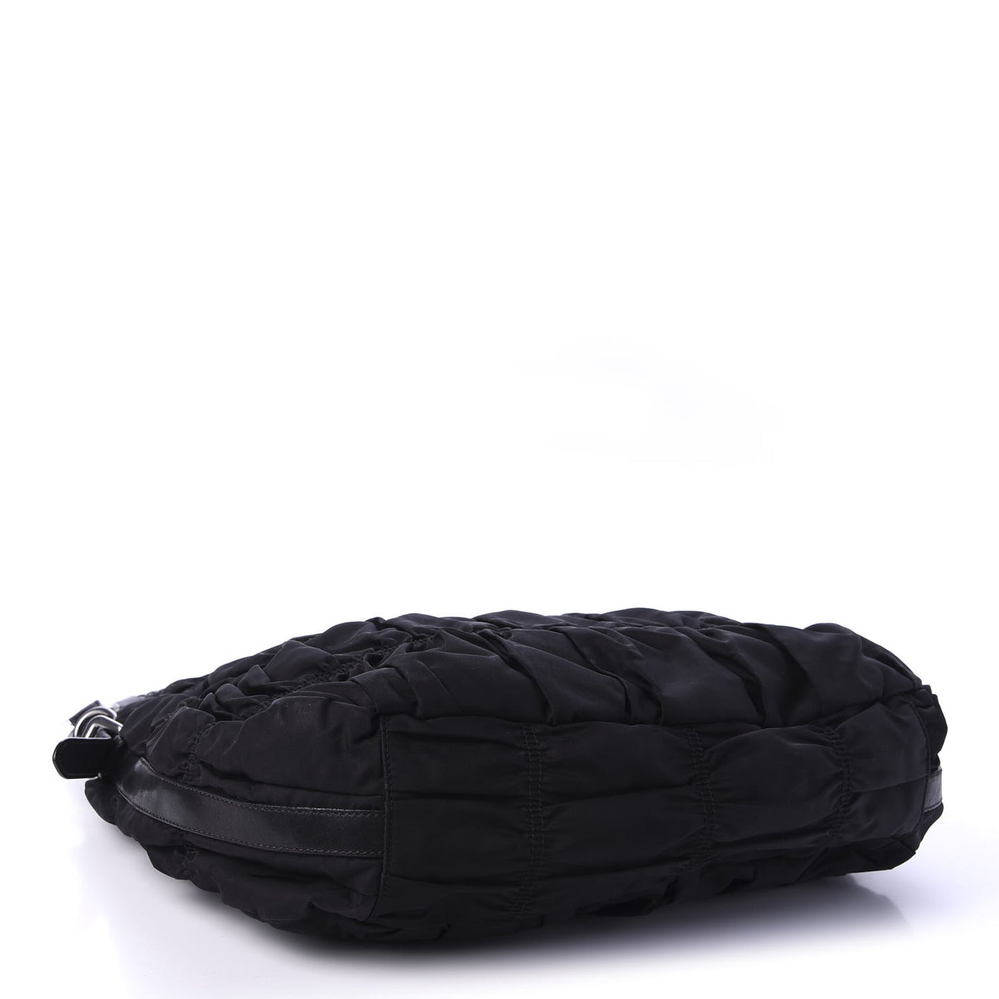 Tessuto Nylon Gaufre Hobo Black