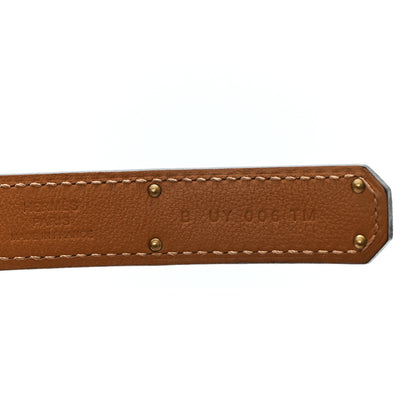 Hermes Epsom Kelly Belt White 3 of 4