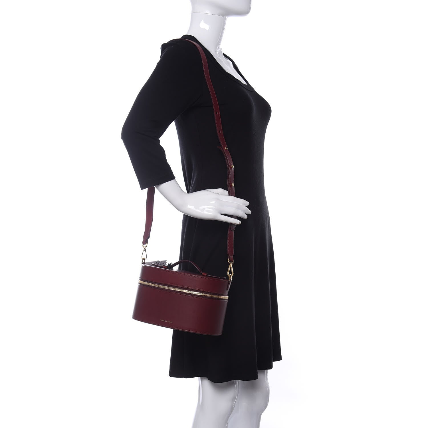 Mansur Gavriel Calfskin Train Case Crossbody 2 of 12