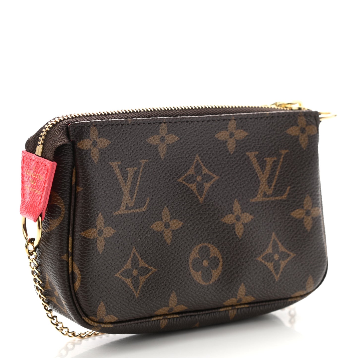 Monogram 2021 Christmas Animation London Mini Pochette Accessories Red