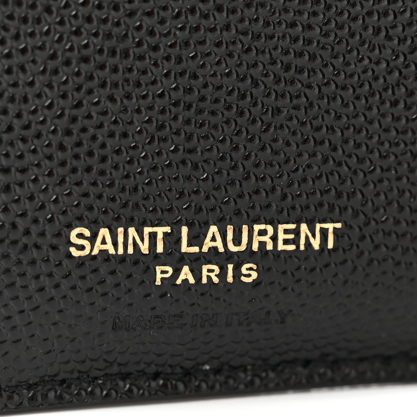 Grain De Poudre Matelasse Chevron Monogram Zipped Card Case Black