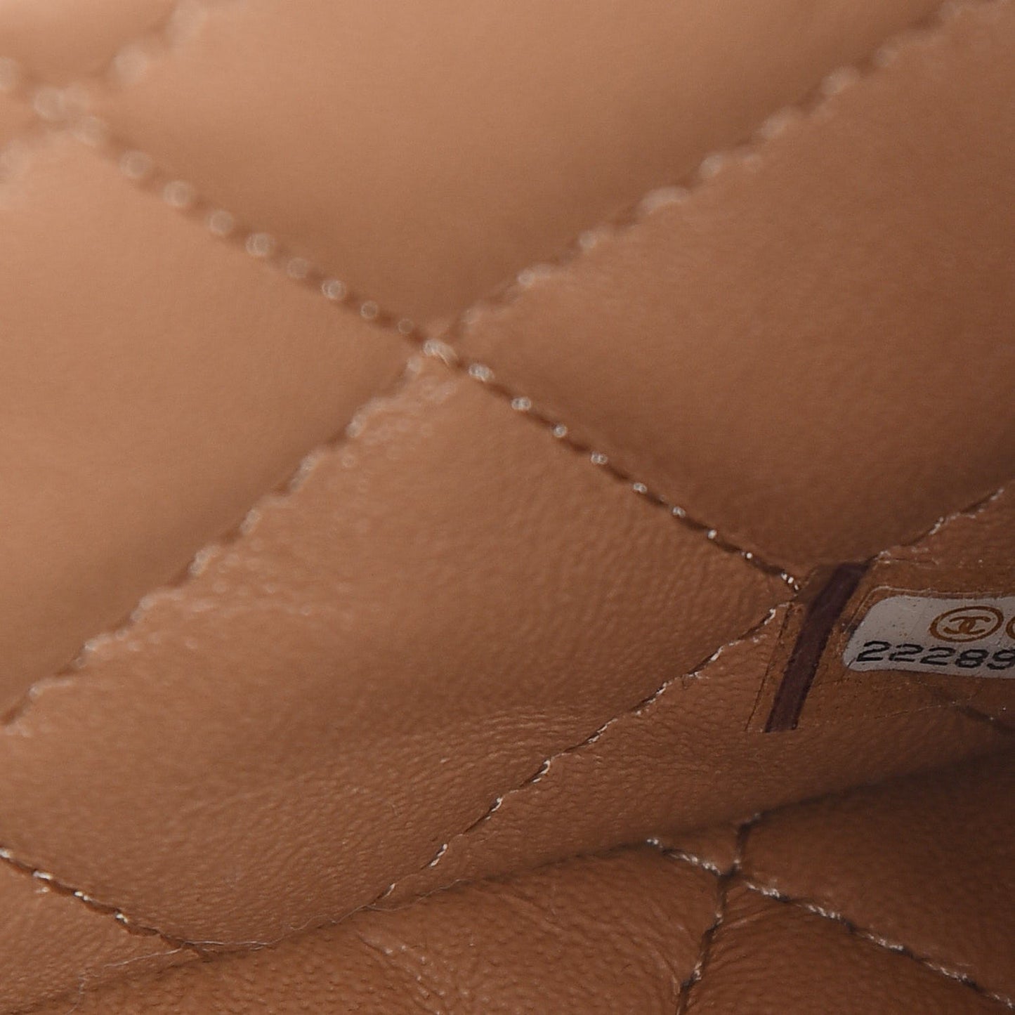 Calfskin Stitched Medium Urban Luxury Drawstring Backpack Beige