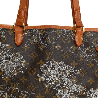 Louis Vuitton Monogram Dentelle Batignolles Horizontal Silver 8 of 11