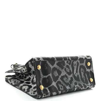 Louis Vuitton Canvas Calfskin Wild Animal Print City Steamer MM Black 4 of 12