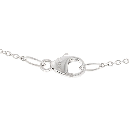 David Yurman 18K White Gold Diamond .52ct Solitaire Diamond Necklace 4 of 5