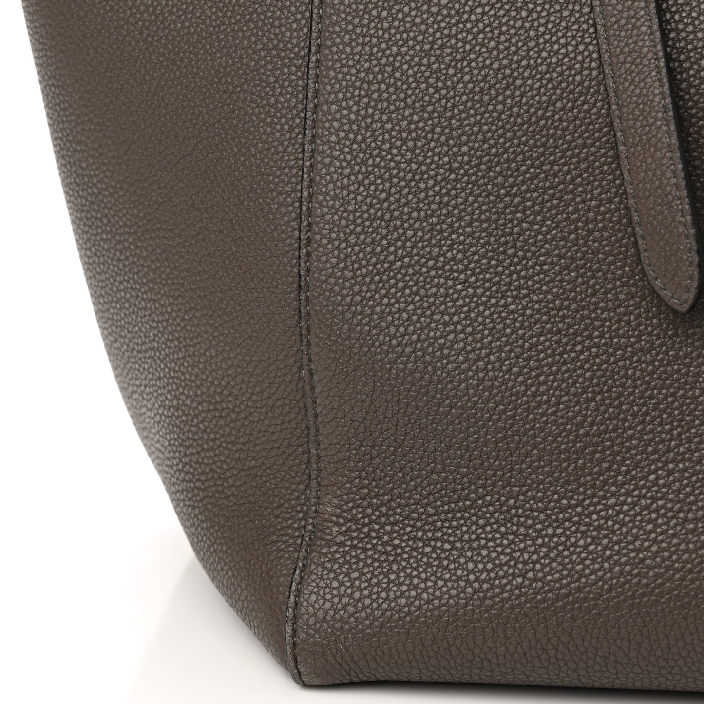 Soft Grained Calfskin Small Belt Cabas Phantom Taupe